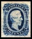 Confederate States #12 1863 Jefforson Davis