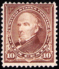 1898 10¢ Webster Types (#282C, 283)