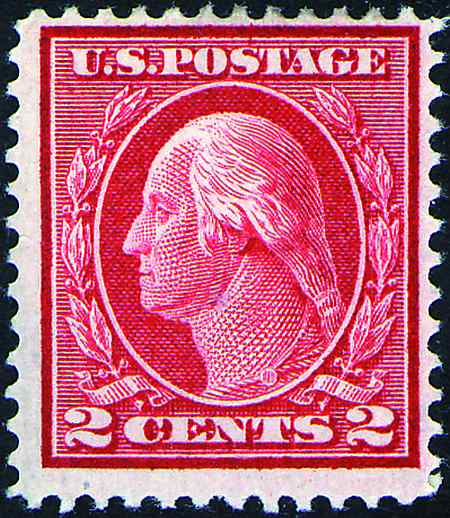 1912-1921 2¢ Washington Types I, Ia, II and III