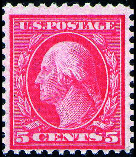1917 5¢ Washington Color Error (#467 and 505)