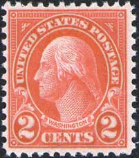 2 cent Washington type 1