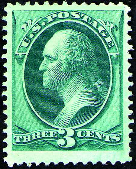 147 - 3¢ Washington - green display picture 1