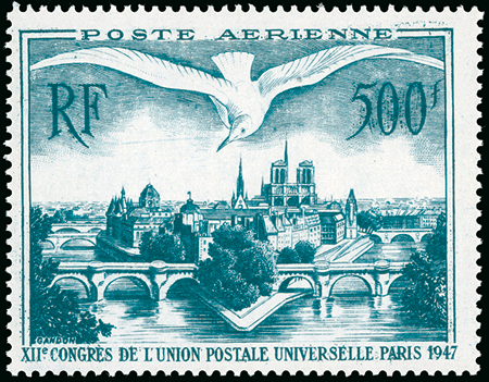 France C22 UPU Cong. - 1947 MInt Airmail Issue